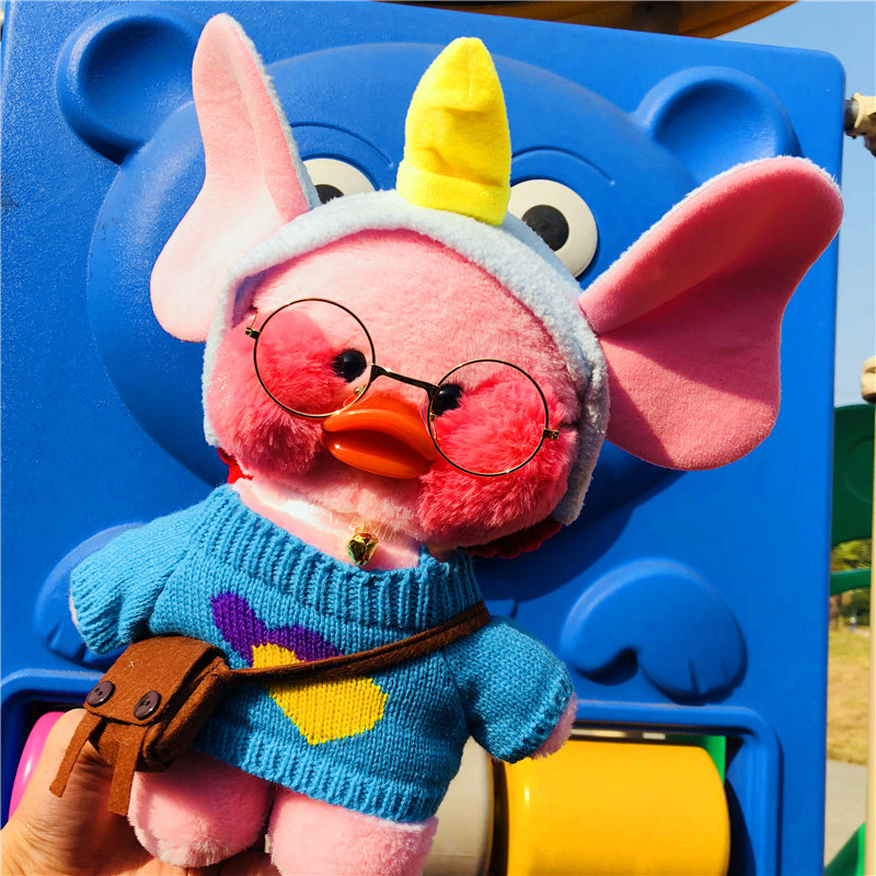 网红小黄鸭子公仔ins毛绒玩具玻尿酸鸭玩偶少女心生日礼物女娃娃