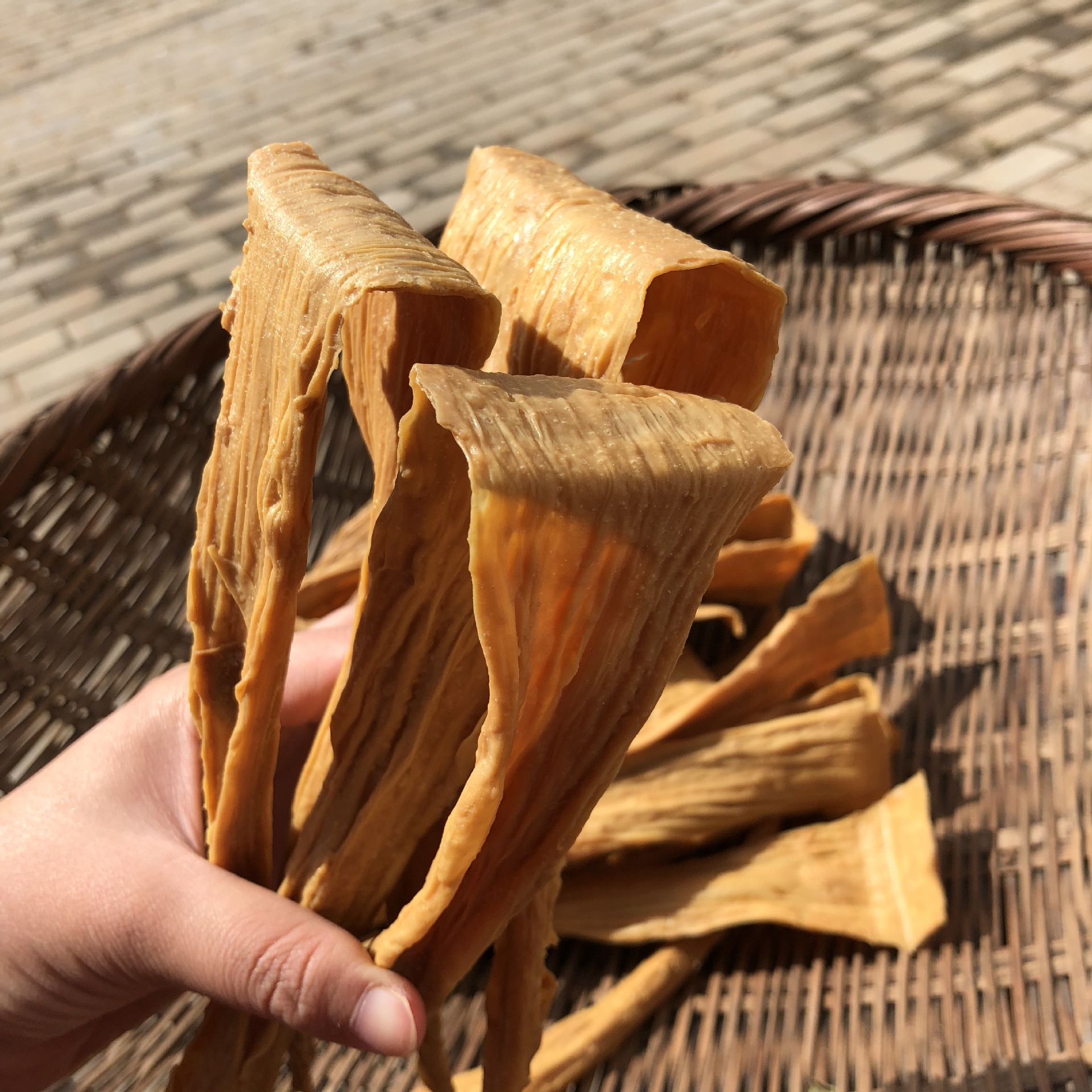 福建腐竹干货清流豆腐皮农家自制手工油豆皮素食素菜特产500g