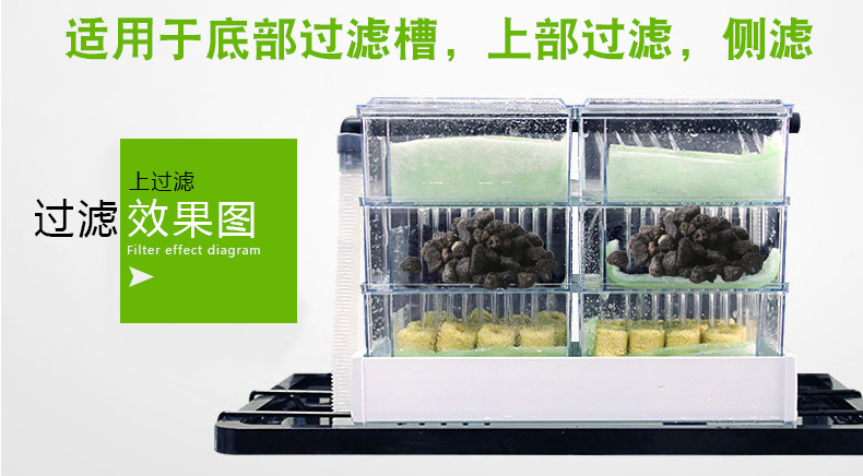 鱼缸净水过滤材料过滤桶水草缸水族箱滤材火云山石活性炭磁力宝