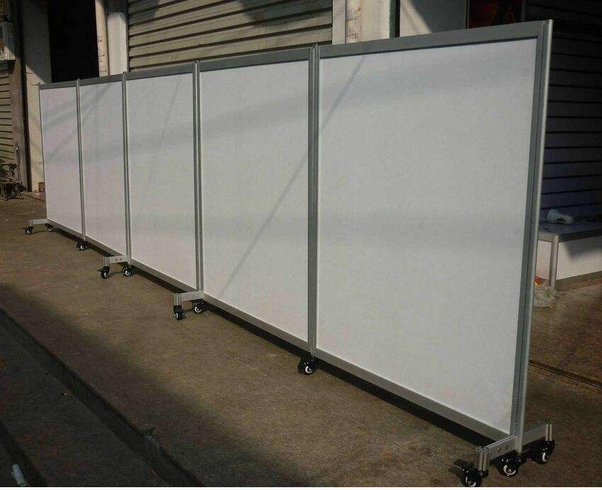 折叠展板书画展板便携式移动海报展示架书法宣传广告架屏风展览板