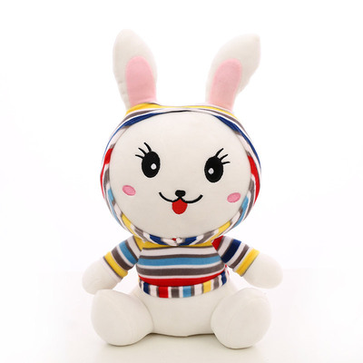 新款卡通动漫长耳朵美人兔毛绒玩具公仔儿童创意生日礼物抖音同款