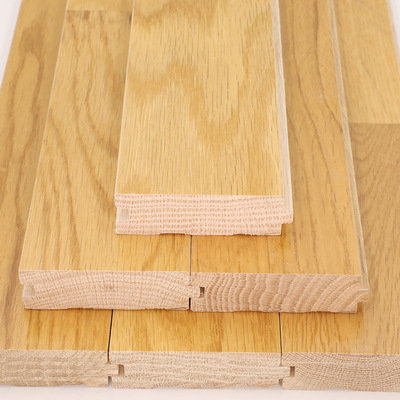 实木地板 室内篮球场柞木地板体育场馆防滑运动实木地板上门安装