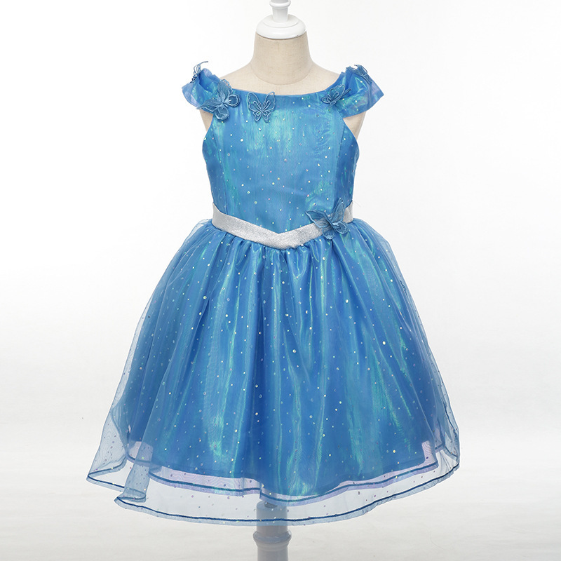 外贸新款灰姑娘公主裙 cinderella晚礼服圣诞节万圣节表演服