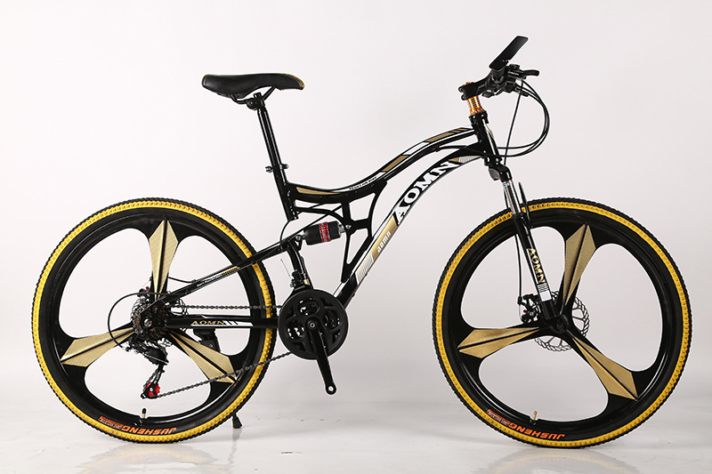 捷豹减震山地自行车26寸21速双碟刹学生骑行zxc厂家批发bicycle