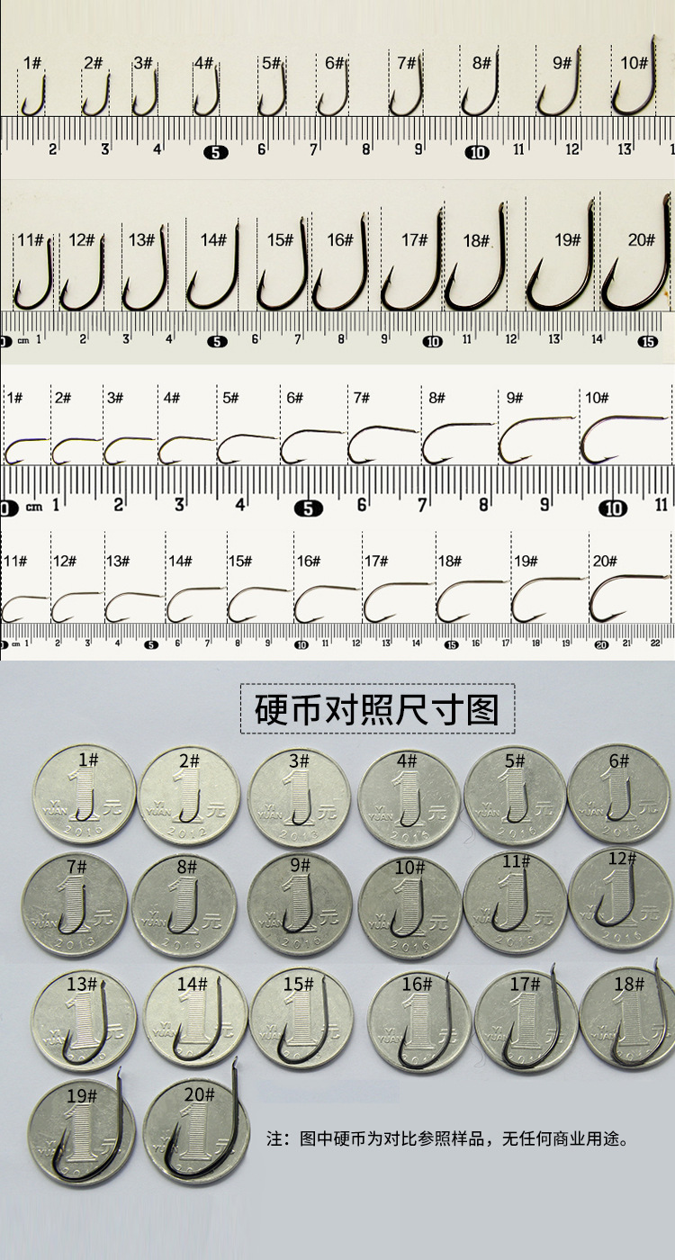 新款散装鱼钩丸世鱼钩批发 江西弋江鱼钩垂钓渔具用品厂家批发
