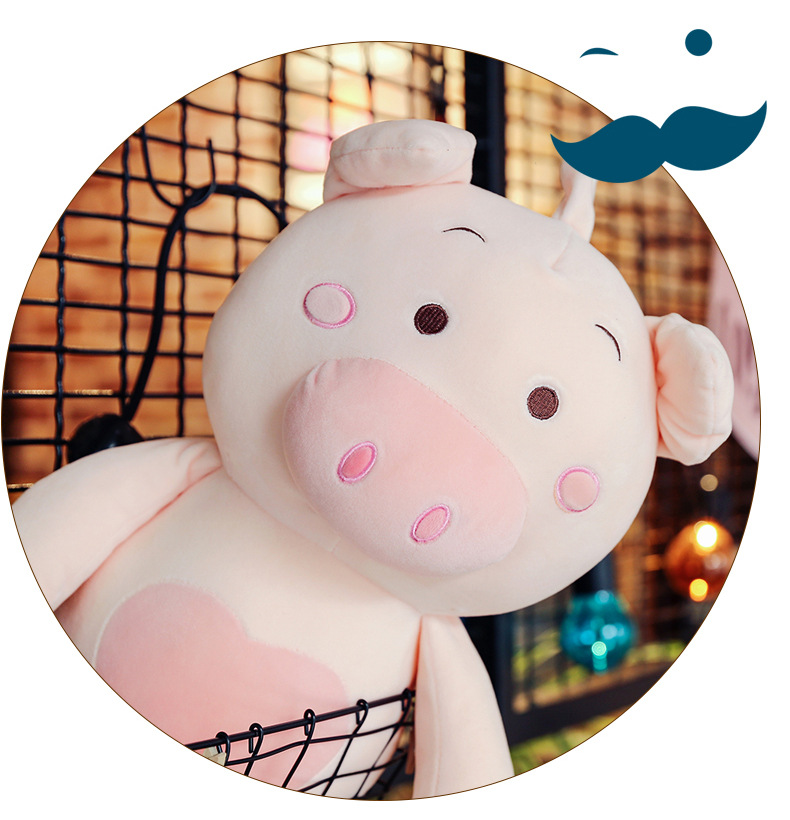 微商爆款贝贝猪公仔 软体萌猴毛绒玩具一件代发 儿童女生抱抱枕