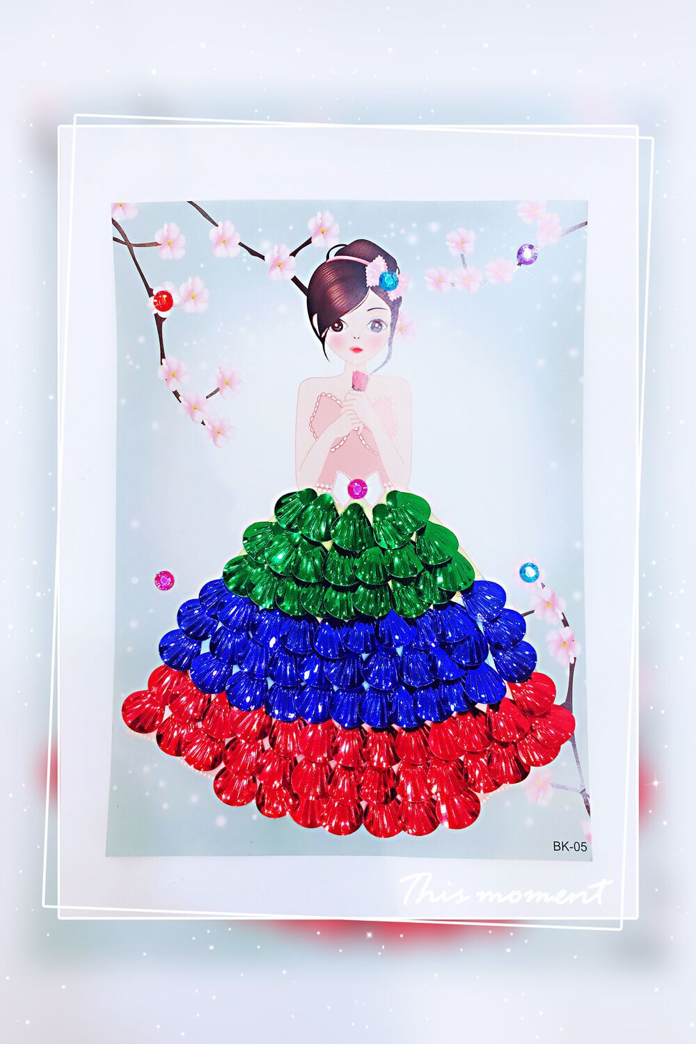 创意diy贝壳画 手工制作材料包 贝壳粘贴画 儿童益智贴画装饰玩具