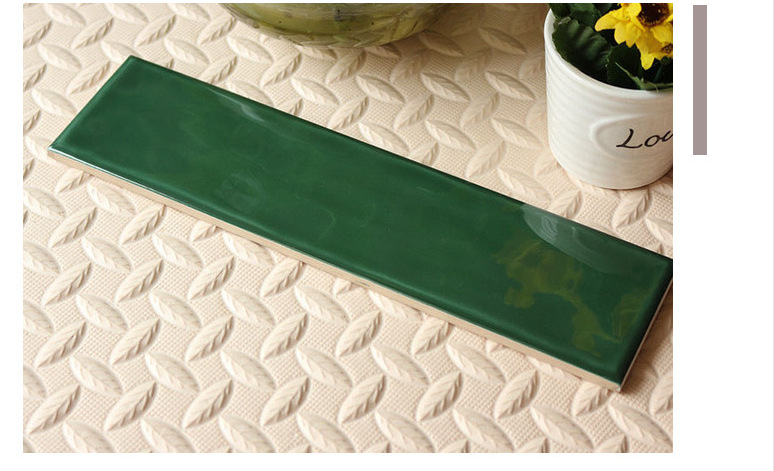 北欧风墨绿色地铁砖75*150深绿小方砖75*300厨卫吧台墙砖浴室瓷片