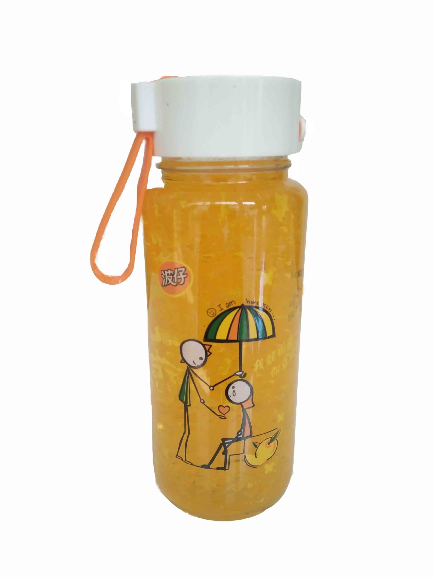 波仔果粒饮料360g系列橙粒柚粒椰果厂家直销 饮料好喝 瓶子当水杯