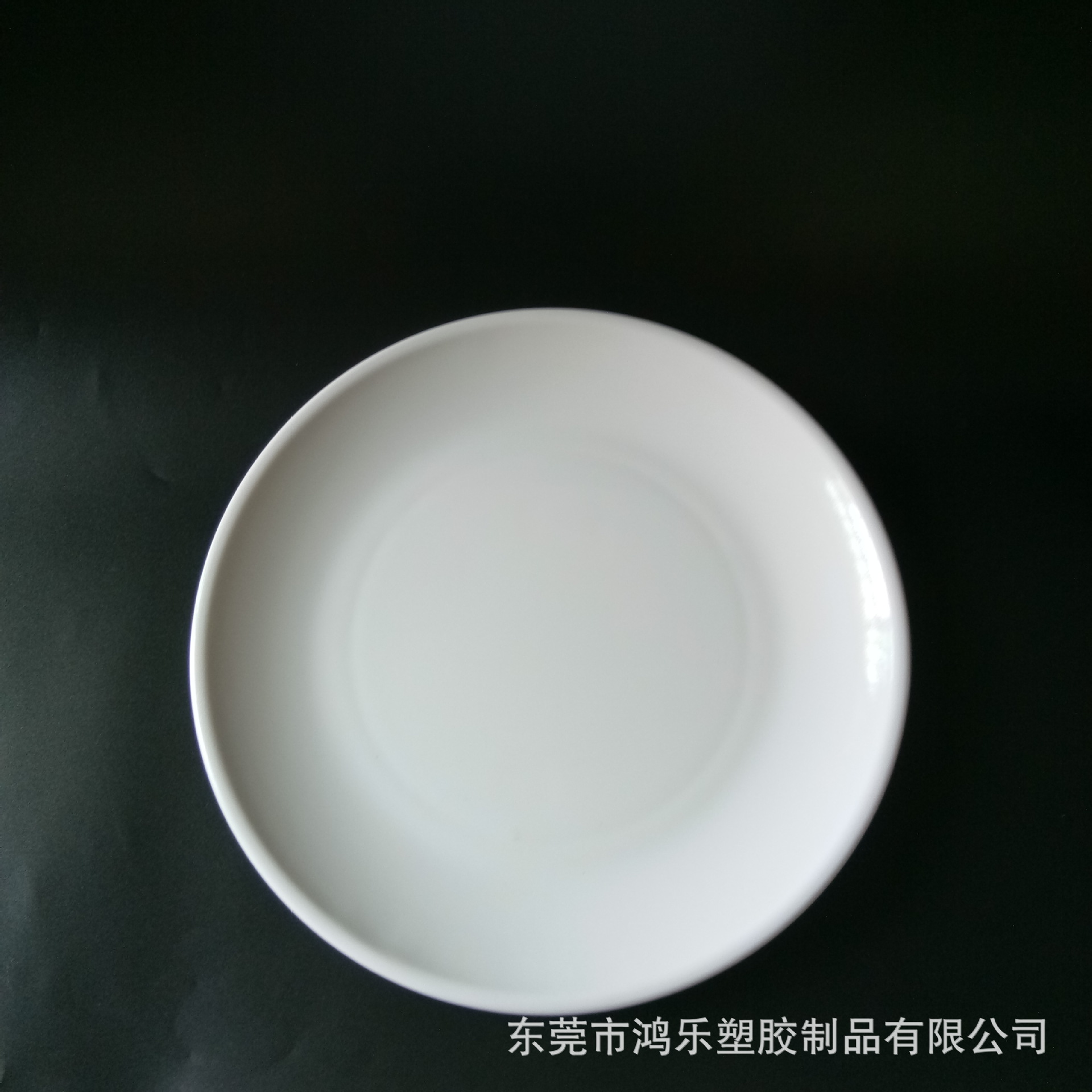 10寸pc白色塑料碟子酒店自助餐西餐厅专用摔不破塑料盘子厂家定制