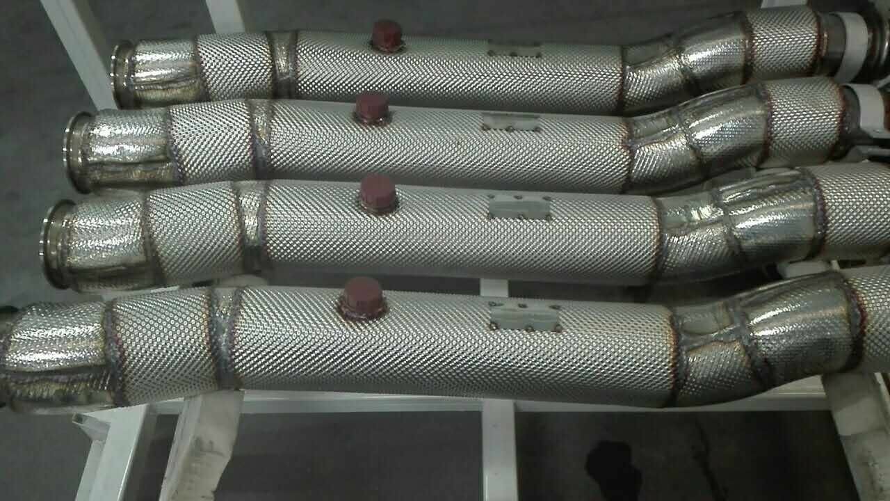 供应汽车排气管波纹板不锈钢隔热罩压花生产线 0.15不锈钢