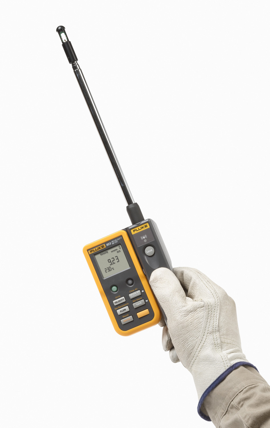 福禄克(fluke)f923便携式热敏式风速计可分离热敏风速测试仪