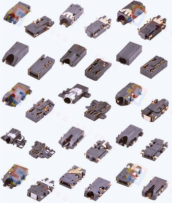 沉板耳机母座斜头/沉板耳机插口斜边/超薄耳机插座斜孔型