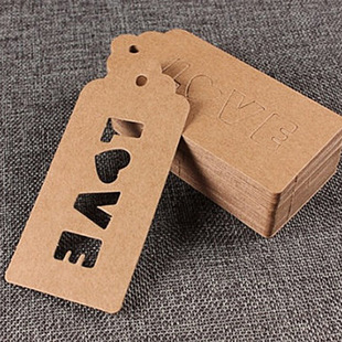 吊牌定做 高档牛皮纸服装吊卡家纺女装挂牌包包纸类标签合格证