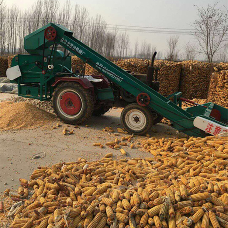 旺季热销多缸玉米脱粒机分离式剥皮脱粒机大型玉米脱粒机