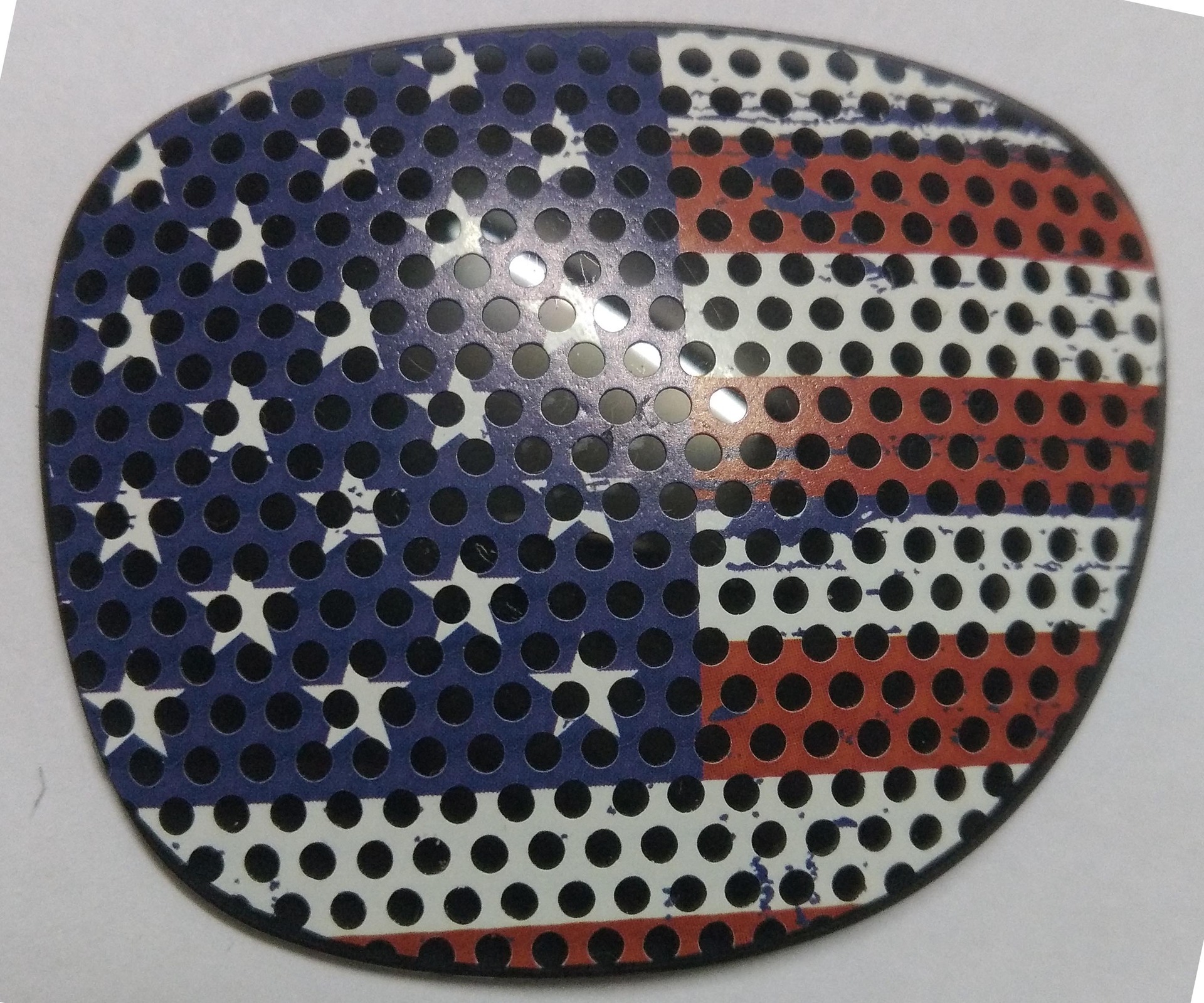 国旗太阳镜贴纸,太阳镜针孔贴纸,太阳镜配件,印刷厂直销