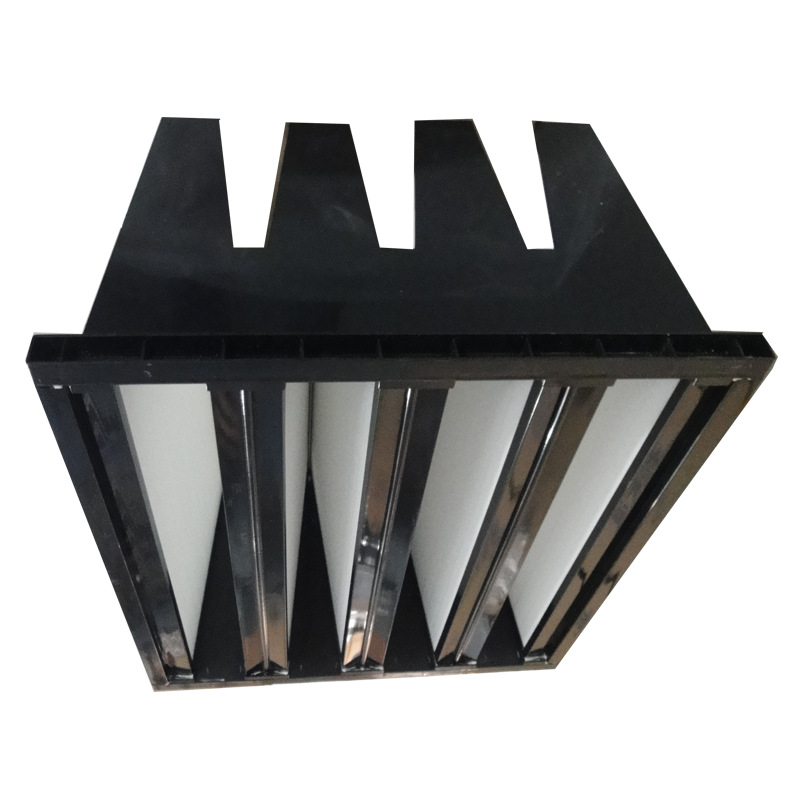 abs工程塑料框亚高效过滤器民用2v4v空气过滤器大风量精密过滤器