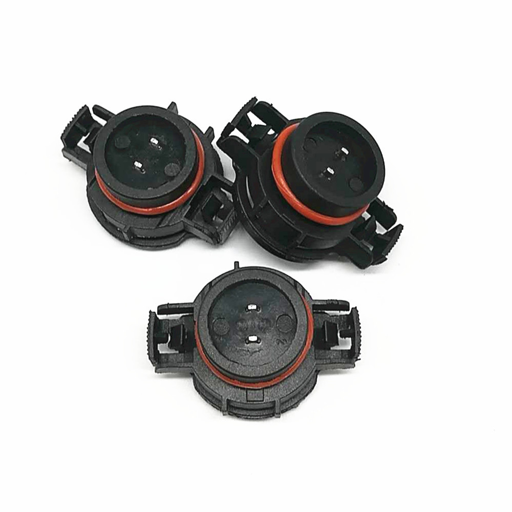 雾灯插座转接头h16 5202灯座 led汽车灯具灯座 h16灯泡公插底座