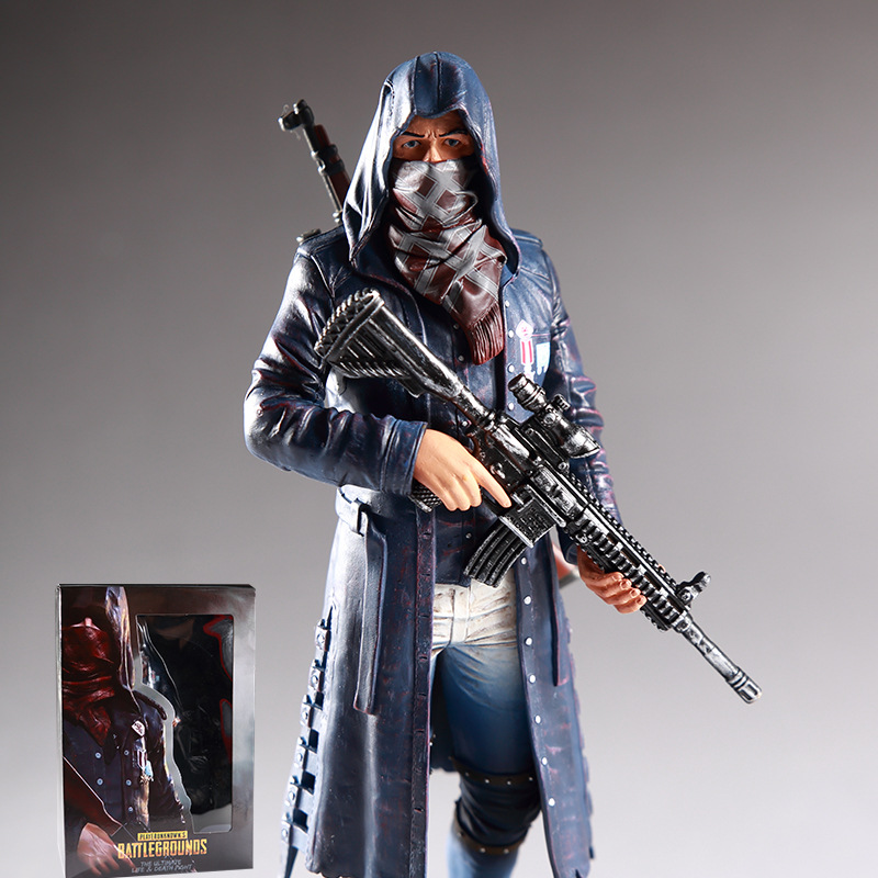 绝地求生 大逃杀 信仰服 吃鸡 男 98k m416 大手办 模型