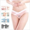 pure cotton A variety of printing pregnant woman design Low-waist briefs 4 Mixed color fashion Large pregnant woman Underwear