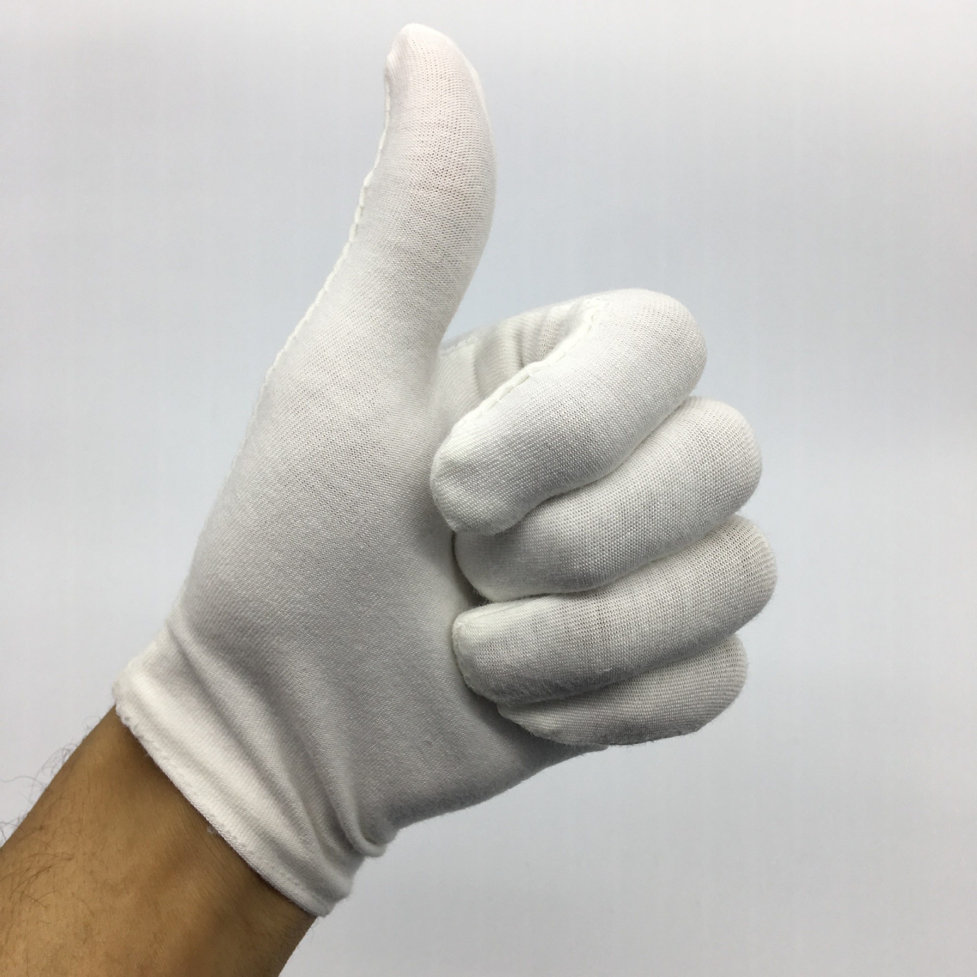棉手套白色劳保加厚棉作业全棉布薄中厚礼仪文玩质检手套批发