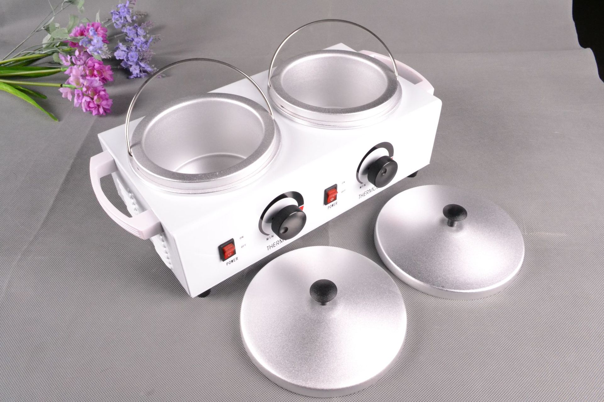 工厂双炉蜡疗仪熔蜡炉巴拿芬蜡手蜡机脱毛蜡熔蜡机铁壳熔蜡加热器