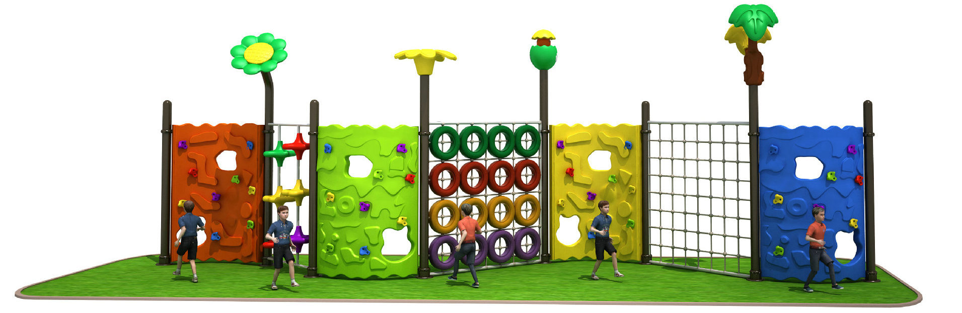 新款 儿童体能训练攀爬架 儿童体能训练组合户外攀爬 幼儿园设施