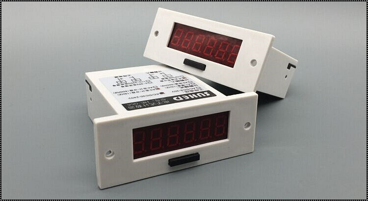 工业计数器数显电子脉冲计数器六位数可清零设备累加记数器he06a