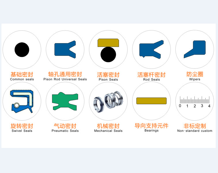 厂价直销u型y型大液压孔用油封密封件轴用密封圈开模车削交货迅速