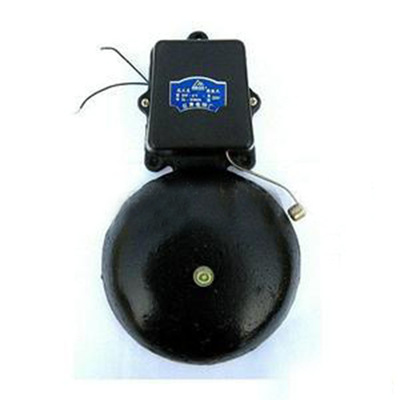 巨声电铃220vbal防爆电铃厂用电铃外击式系列电铃黑色铸铁煤生型