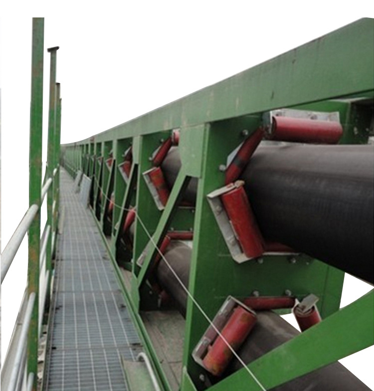 圆管带式输送机新型带式输送机 防尘双向输送物料