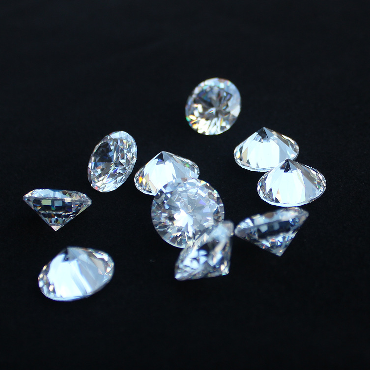 厂家批发aa白晶人造仿锆石白色裸钻高亮度diy饰品配件