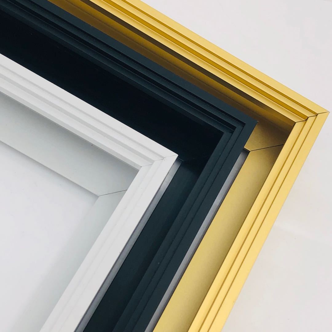 定制铝合金相框画框型材线条批发铝合金型材生产厂家可做相框画框-阿