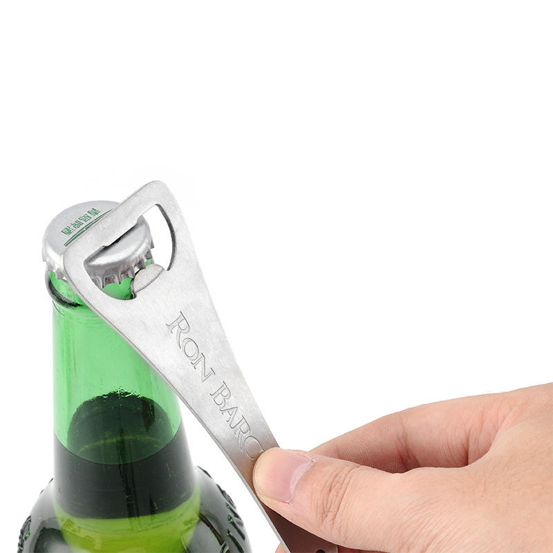创意啤酒开瓶器 不锈钢420电镀小屋盾牌开瓶器启瓶器