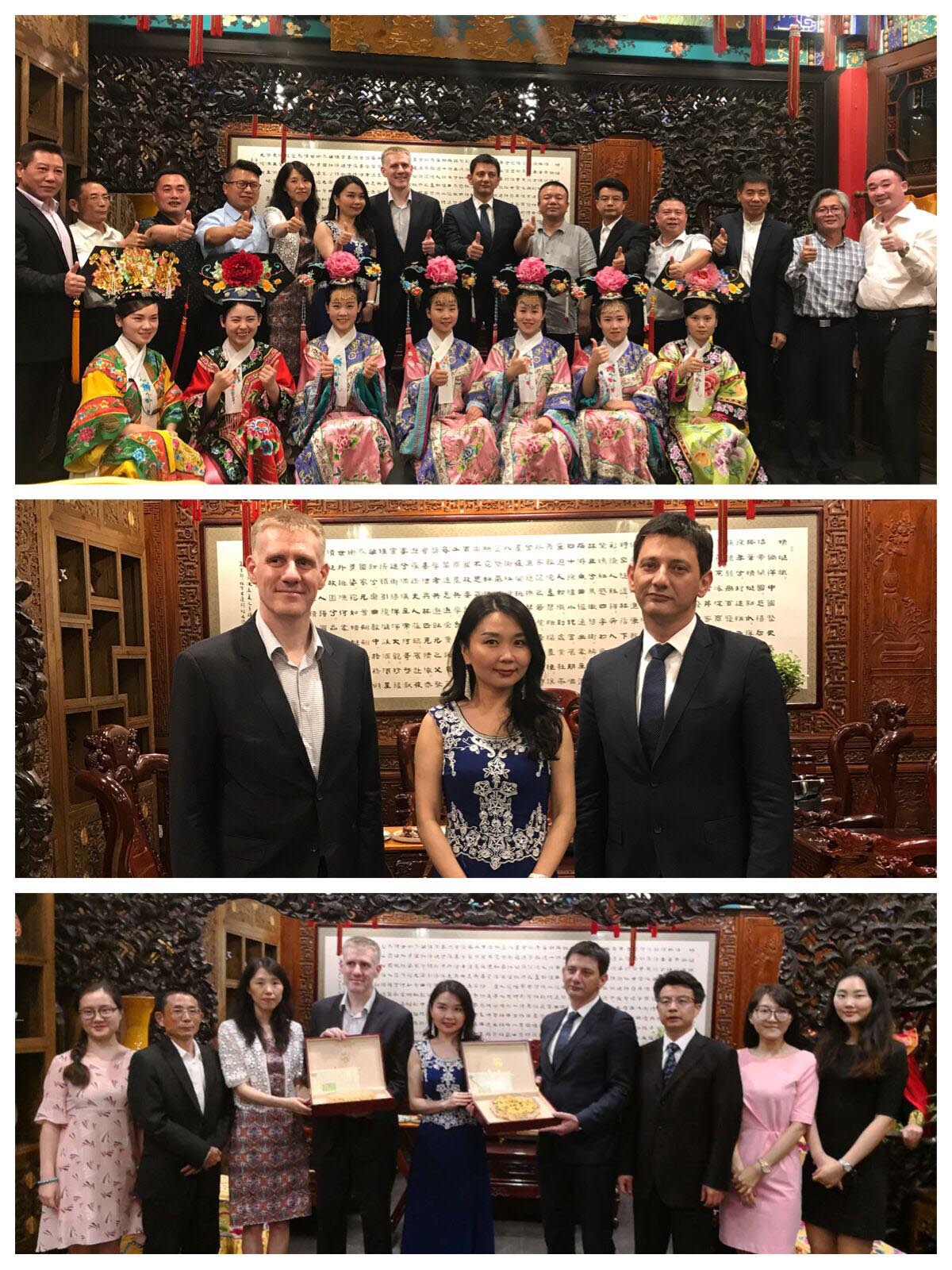 &middot;帕约维奇来访,集团联席总裁韩薇在白家大院设宴热情欢迎