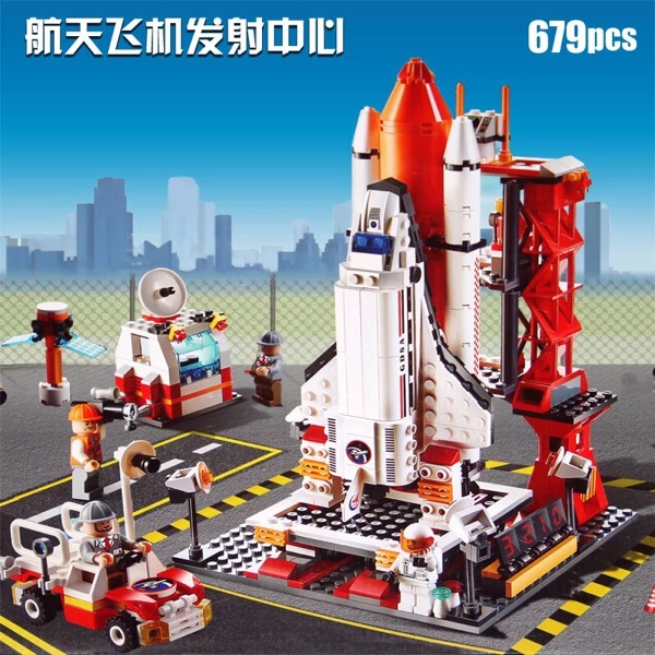 古迪8815航天飞机发射中心兼容乐高益智拼装拼插玩具积木6-7-8岁