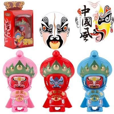 变脸娃娃川剧玩偶四川脸谱成都纪念品中国特色礼品创意儿童小礼物