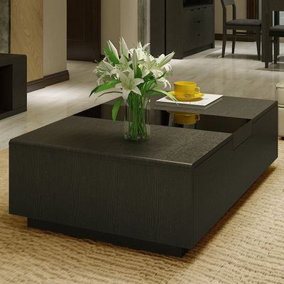 茶几简约现代多功能伸缩茶几桌储物创意小户型客厅茶几电视柜组合