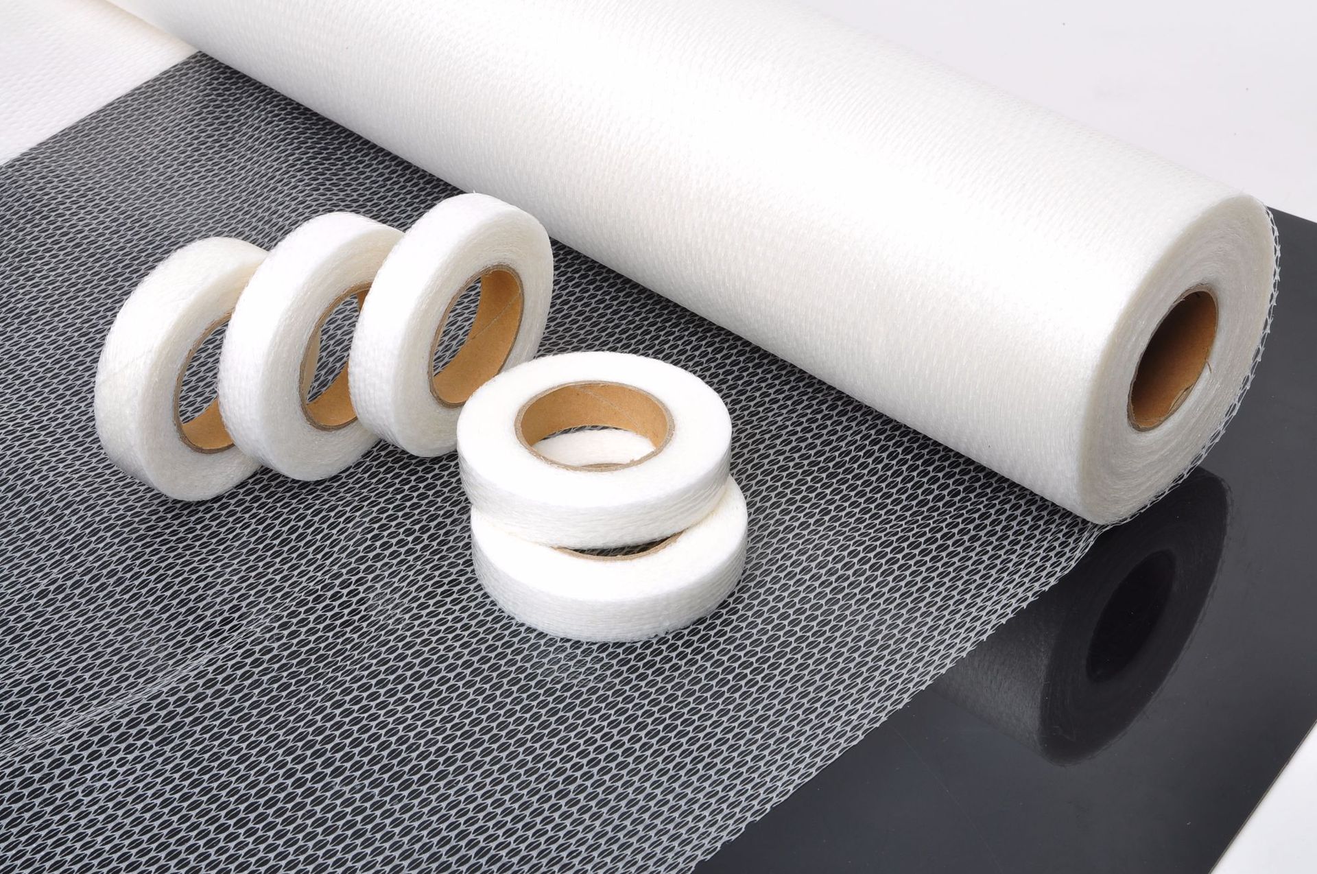 pa格栅热熔胶膜 pa热熔网膜衬 菱形双面热熔胶网膜 菱形网格胶