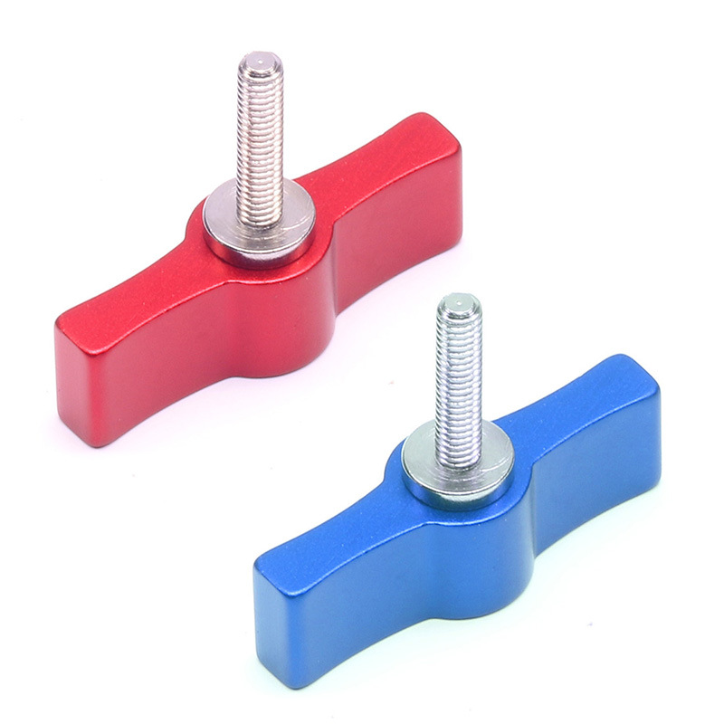 单反摄影螺丝可调试调节拧紧锁紧 英制1/4 m4m5m6t型可调手柄螺丝