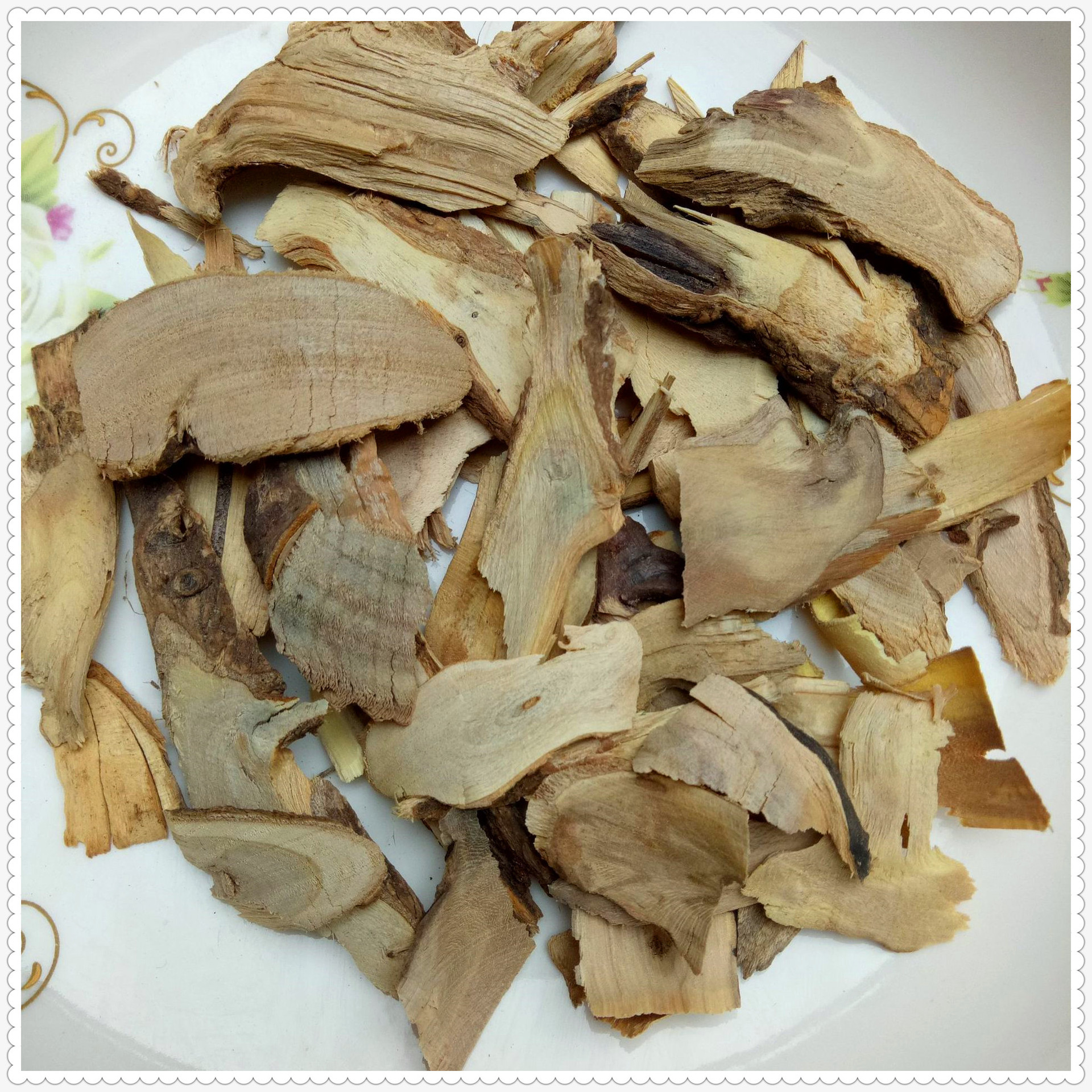 中药材东北刺五加 刺五加根片