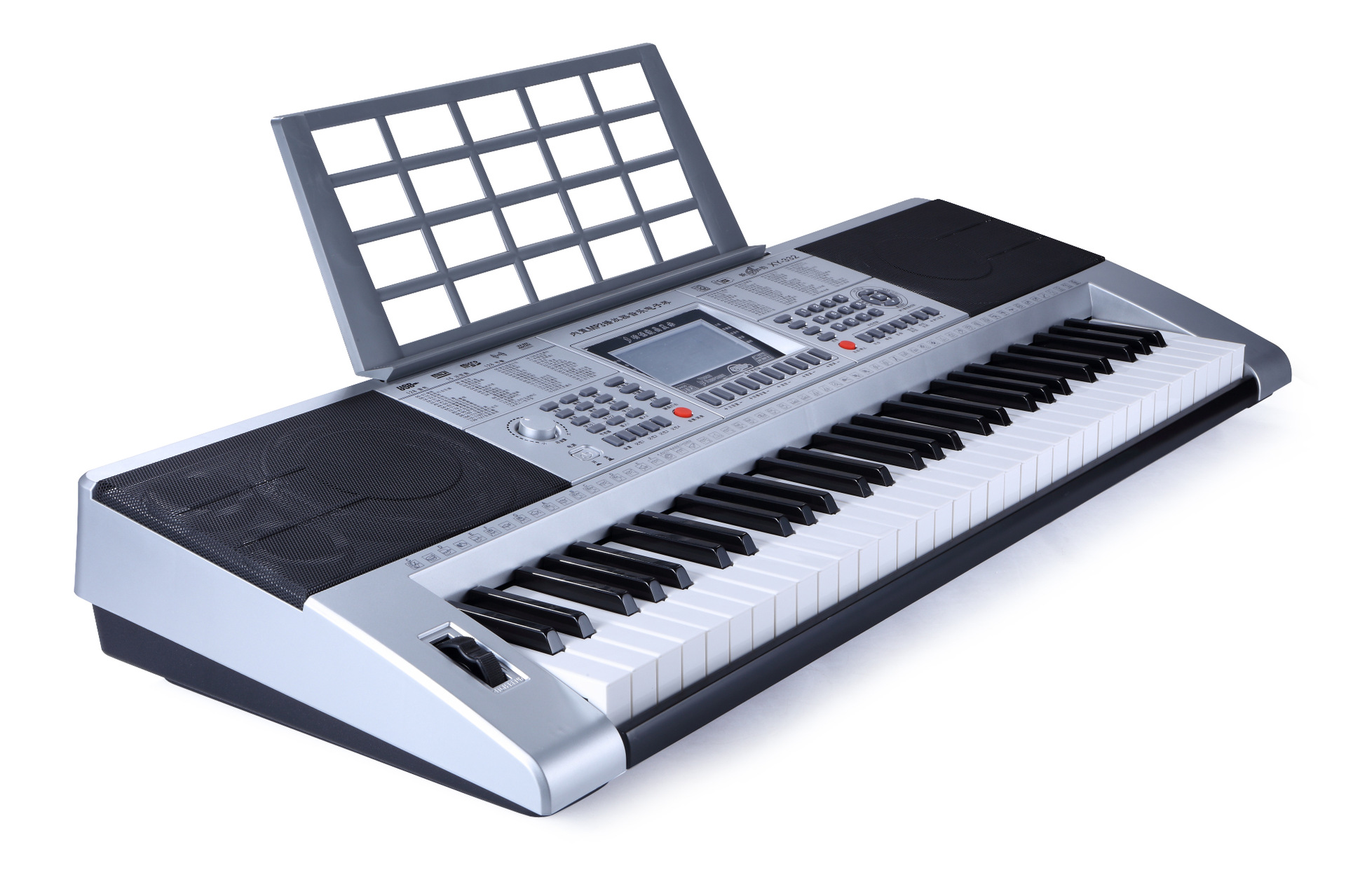 新韵332电子琴61键成人儿童初学多功能智能教学演奏力度键盘xy332