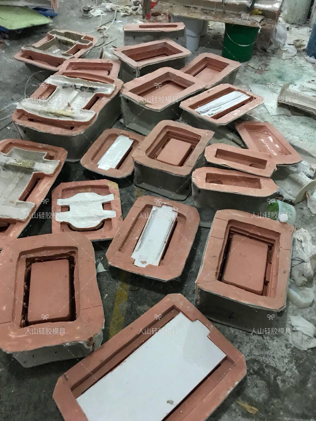 骨灰盒棺材迁坟棺材墩硅胶模具 超大号玉石棺材骨灰盒模具定制