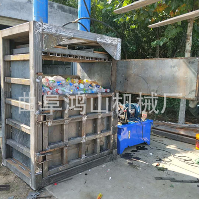 多功能100吨树皮树枝液压打包机 卫生纸下角料打包机 纸板压块机