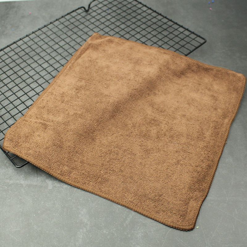 搞卫生小毛巾吸水不掉毛方巾茶桌抹布茶道厨房饭店餐饮网咖清洁巾