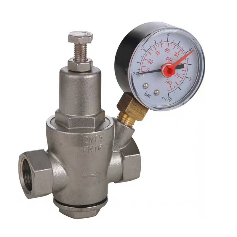 304不锈钢可调试支管减压阀 内螺纹丝扣减压阀y12x-16p恒压稳压阀