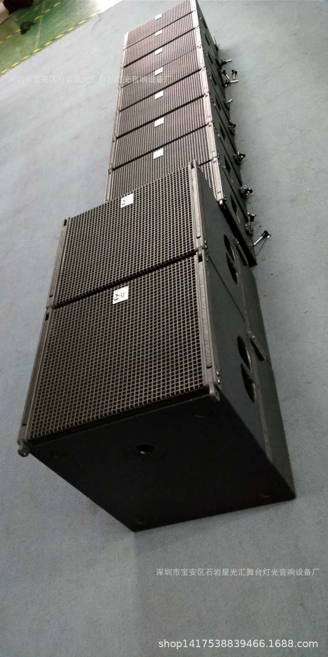 双10十寸线阵钕磁线性阵列全频音箱户外演出酒吧车展婚庆专业音响