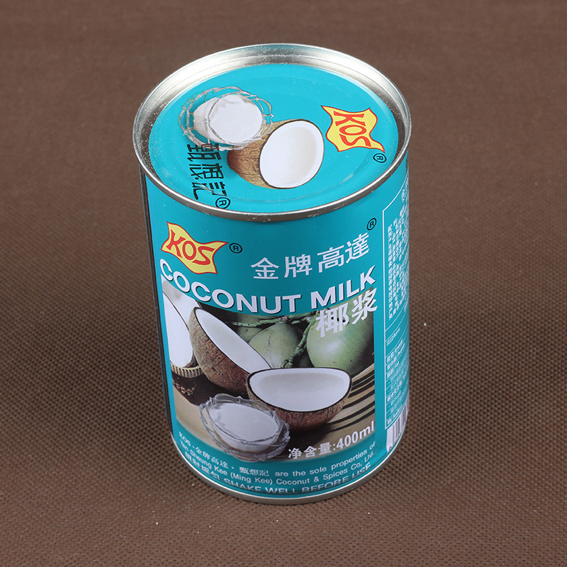 金牌高达椰浆400ml*24罐 椰汁西米露原料高达kos甄想记罐装浓缩椰