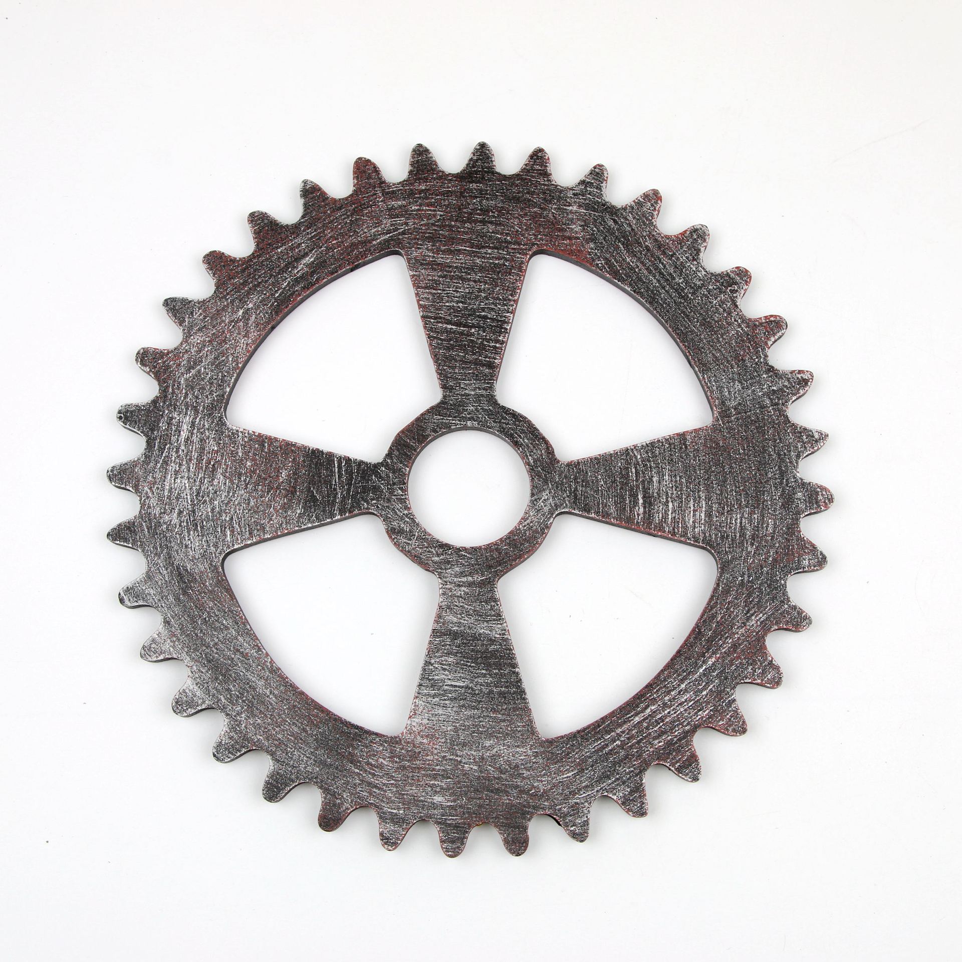 热销复古工业风 黑色齿轮镜墙上壁饰 齿轮镜子壁挂 齿轮装饰品