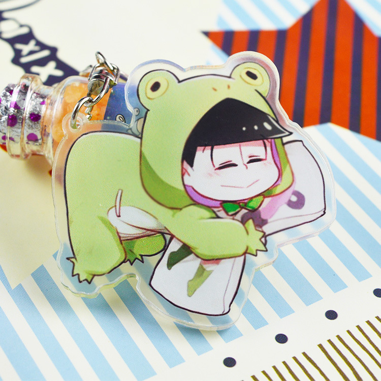 阿松先生周边动漫挂件 一松十四松空松小松椴松空松亚克力钥匙扣